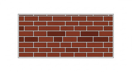 Obraz premium Brick wall texture background seamless pattern red brickwork masonry architecture construction design element