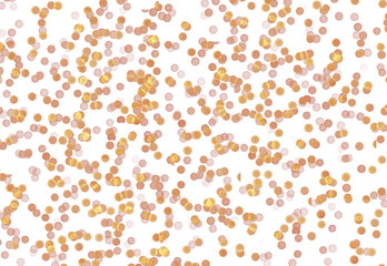 Gold bokeh overlay PNG christmas background, Abstract glowing bokeh dust new year background, Transparent background 