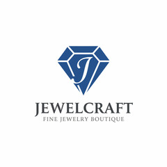 A diamond shaped graphic with a letter in the middle and text beneath it