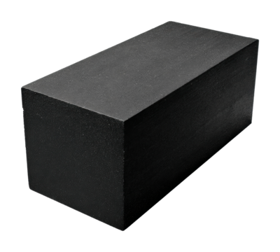 Creating black foam blocks for various craft projects workshop diy isolated on transparent background