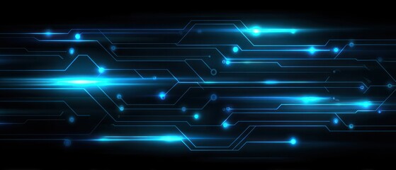 Abstract futuristic circuit board design