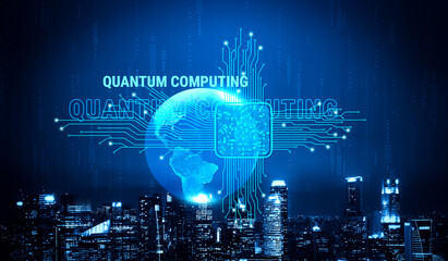 The future of global high-performance computing with quantum technology. This innovation in computing will solve complex problems. Motif