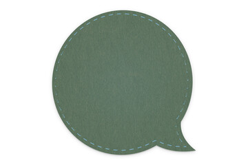 Blank Brown Cardboard Paper Speech Bubble PNG Transparent