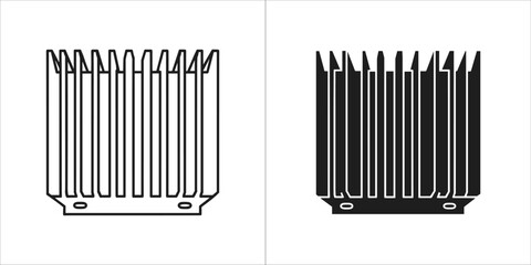 Heatsink for cooling electronic components
