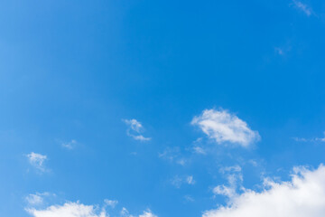 秋の空　昼の青空と雲51