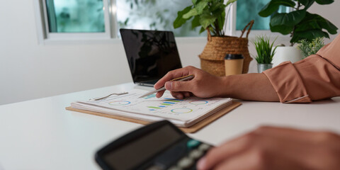 Focused Financial Analysis with Calculators and Charts