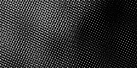 Halftone Dot Pattern: Dark Screen Print Texture with Subtle Gradient and Fine Details