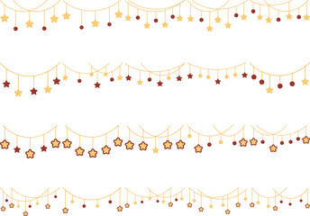 Flat New Year Star Decor