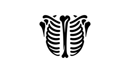 osteoporosis minimal black and white logo vector icon, Orthopedic Svg, Pelvis Svg, Orthopedic Vector, Orthopedic Logo Black And White, Hip Bone Svg, Orthopedic Icon Free, Femur Bone Icon, Hip Bone 