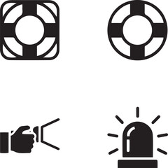 Rescue and medical icon