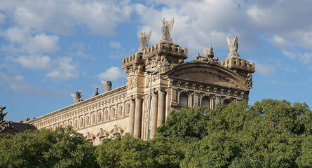 Obraz premium Edifici De La Duana in the port of Barcelona, Spain