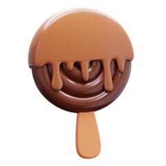 Chocolate Swirl Ice Cream Pop