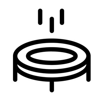 Trampolin vector icon