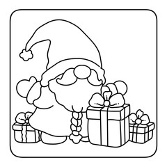 Bold and Easy Christmas Gnome Coloring Pages, Christmasgnome, cute candle with holly bold & easy cute christmas coloring page, Whimsical Gingerbread House Coloring Pages for Kids & Adults, 