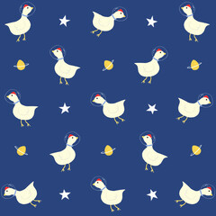 Chicken space travels