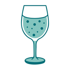 Wine Glass Icon for Web and Graphic Design