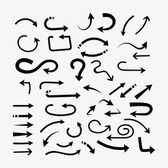 Black Arrow Vector Collection