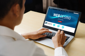 Website design software provide modish template for online retail business and e-commerce