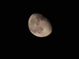 moon in the night sky