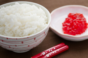 ごはんと筋子