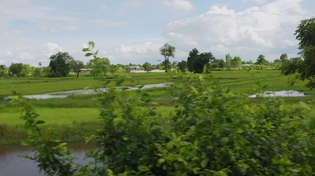 The countryside in the Surin province of Isaan region of Thailand	