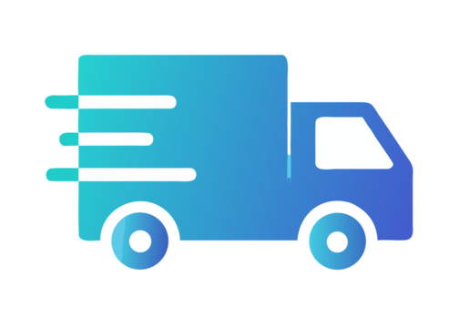 vector delivery truck icon