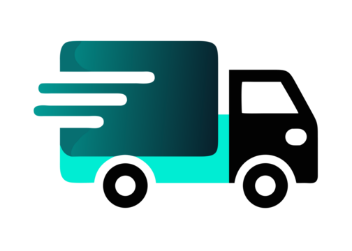 vector illustration of a delivery truck