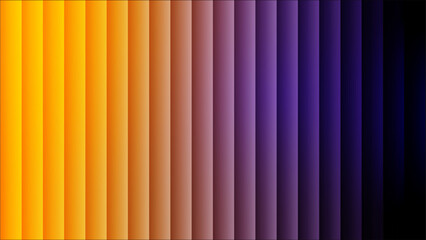 Vibrant purple and peach gradient with shimmering wave pattern. Neon-inspired light distortion on soft-toned glass. The neon-inspired hues highlight