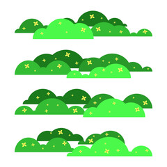 Collection of various illustrations of flowering plants	
