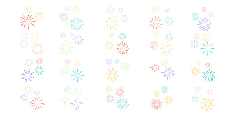 New Year Fireworks Decoration