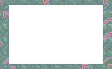 孔雀の羽の様な和柄フレーム