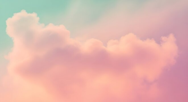 Soft pastel hues swirl together creating a dreamy abstract cloudlike background - Powered by Adobe