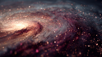 Starry Spiral, Galactic Energy, Cosmic Wonders