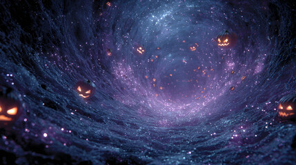 Halloween Tunnel, Cosmic Pumpkin, Magical Halloween
