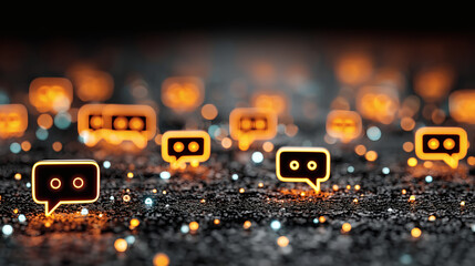 Digital Communication Bubbles