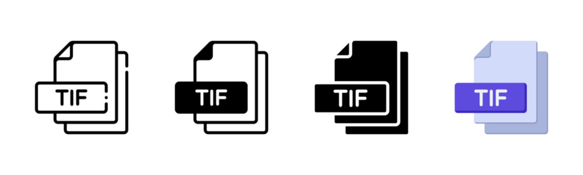 Tif Multi Style Icon Set