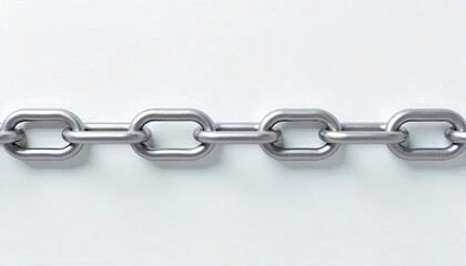 chain link on white background