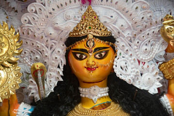 Fototapeta premium Maa Jagadhatri devi at Indian Festival