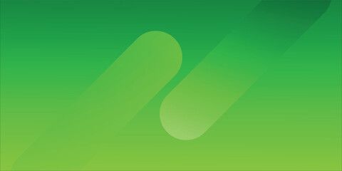 Abstract Green Gradient With Dual Pill Shapes for Modern Tech and Eco Brand Visuals ess10