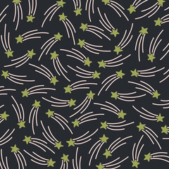 seamless stars pattern