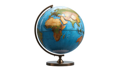 globe isolated on white background in vector form