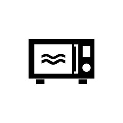 Microwave icon isolated on white background