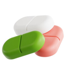 Illustration of Three Pills