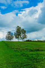 光と影の丘、北海道美瑛　Hills of Light and Shadow, Biei Hokkaido