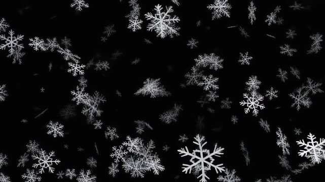 snow flakes background