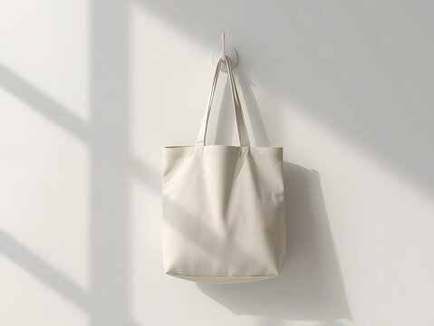 white blank totebag
