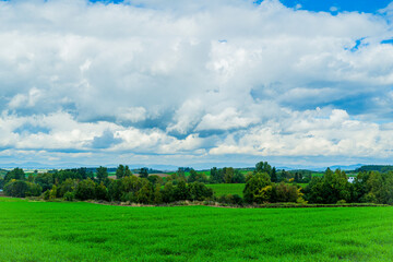 光と影の丘、北海道美瑛　Hills of Light and Shadow, Biei Hokkaido