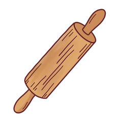 Classic Wooden Rolling Pin for Baking