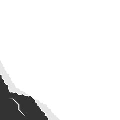 Fototapeta premium Ripped Paper Corner