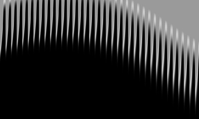 Abstract black and white diagonal stripes with gradient effect